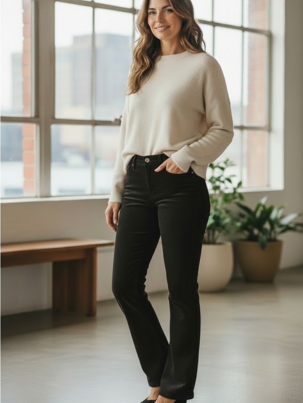 Citizens Of Humanity Black Boot Cut Jeans